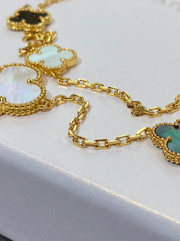 COLLANA CLOVER ONICE MOP 16 ORO MODELLO 130CM