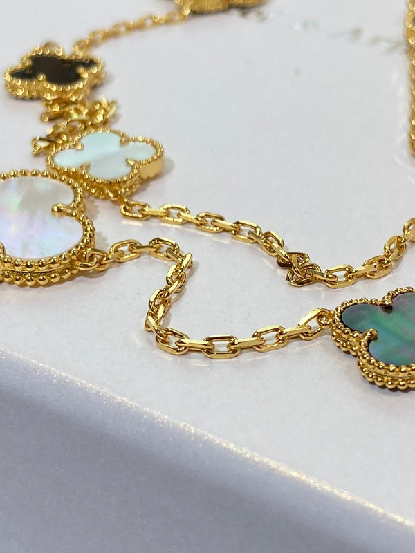 COLLANA CLOVER ONICE MOP 16 ORO MODELLO 130CM