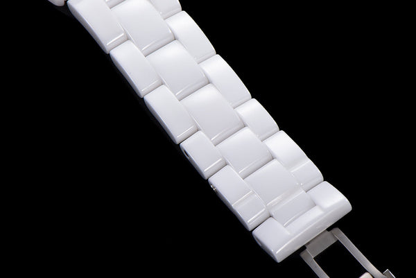 J12 38MM WHITE CERAMIC DIAMOND NUMERALS