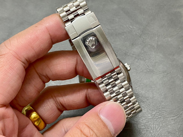 DATEJUST 36MM STAINLESS STEEL BLACK DIAL