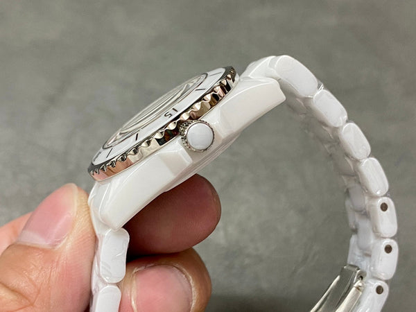 J12 33MM WHITE CERAMIC STEEL