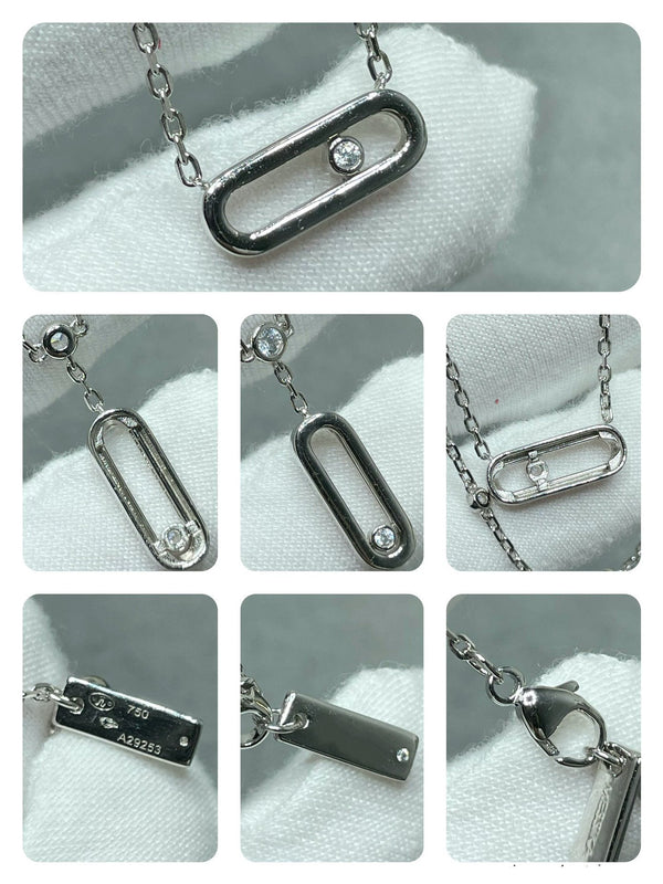 MOVE UNO 2 ROW DIAMOND NECKLACE