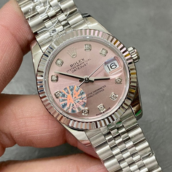 DATEJUST 31MM STEEL PINK DIAL
