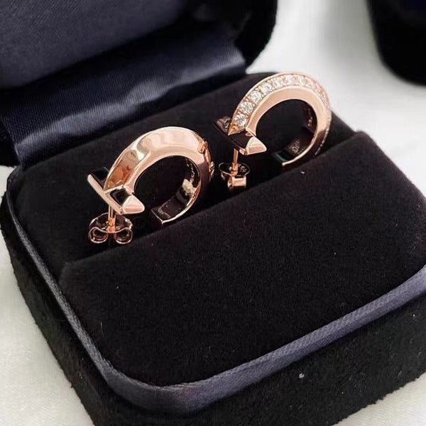 ORECCHINI A CERCHIO CON DIAMANTI T1