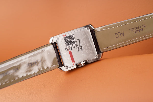 TANK ANGLAISE STEEL PURPLE LEATHER