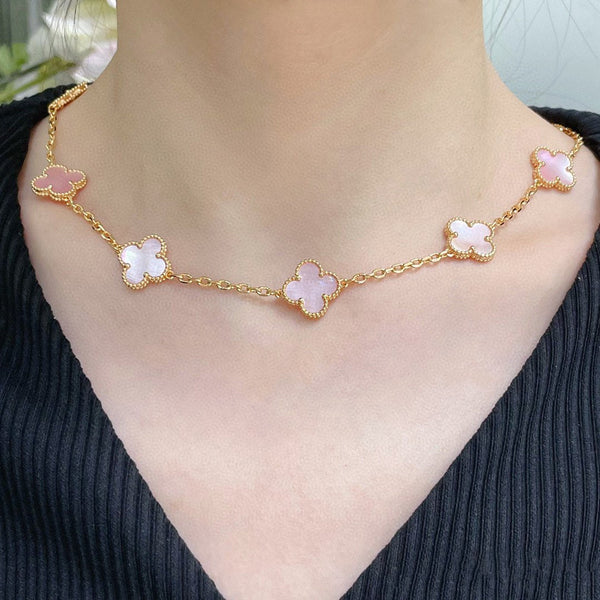 CLOVER 10 MOTIF ROSA MOP