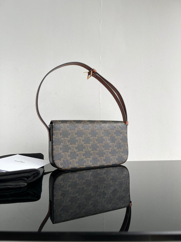 CLASSIC TRIOMPHE 20 BROWN MONOGRAM CALFSKIN