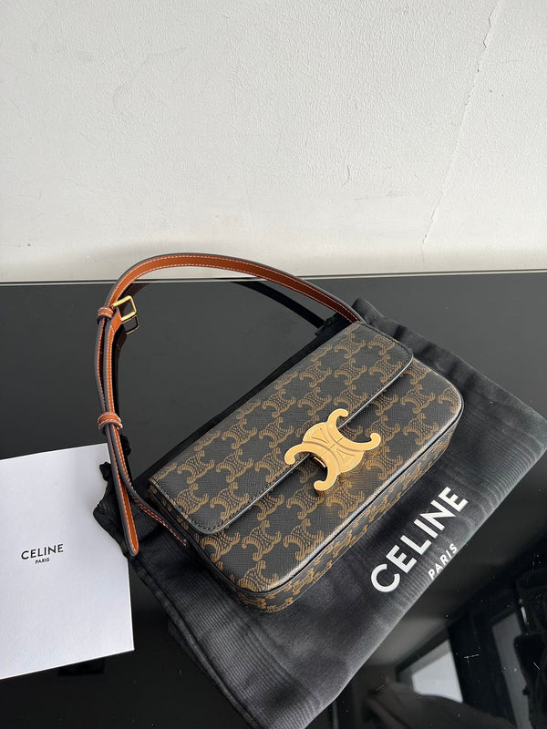 CLASSIC TRIOMPHE 20 BROWN MONOGRAM CALFSKIN