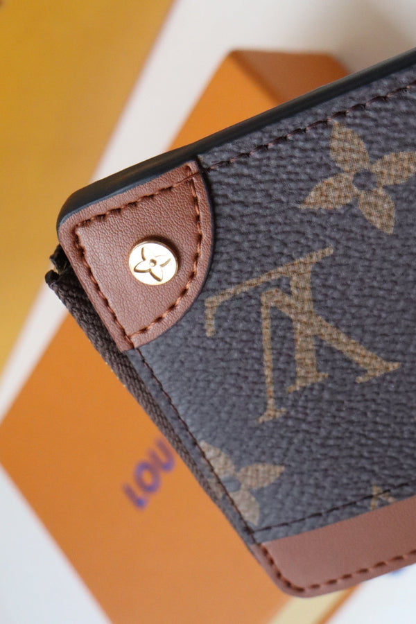 PORTA CARTE MULTIPLE TRUNK MARRONE