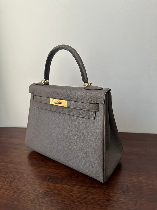 HM KELLY 28CM ETAIN TOGO GOLD HARDWARE