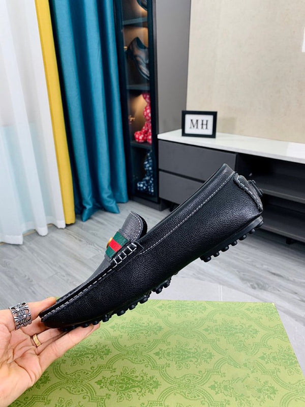 SCARPA DA DRIVER IN PELLE GG