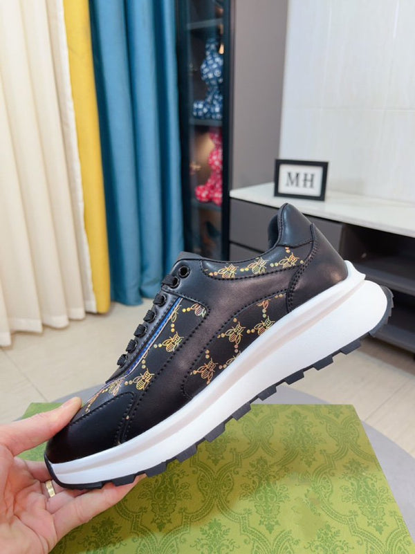 SNEAKER GG NERA CON MOTIVO