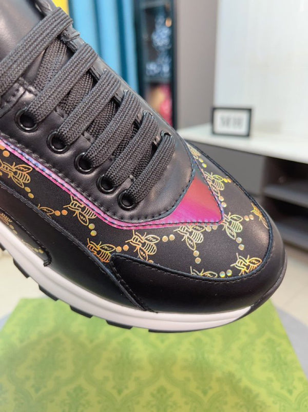 SNEAKER GG NERA CON MOTIVO