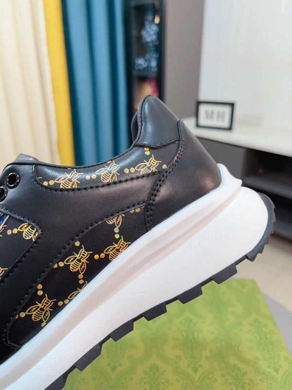 SNEAKER GG NERA CON MOTIVO