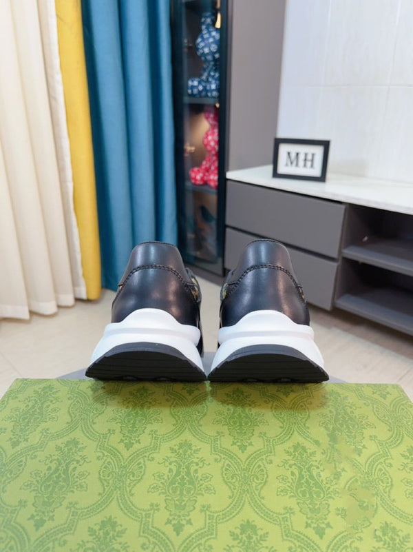 SNEAKER GG NERA CON MOTIVO