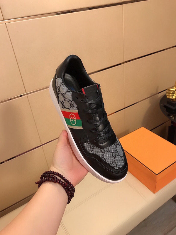 SNEAKERS SCREENER GRIGIE IN TELA GG