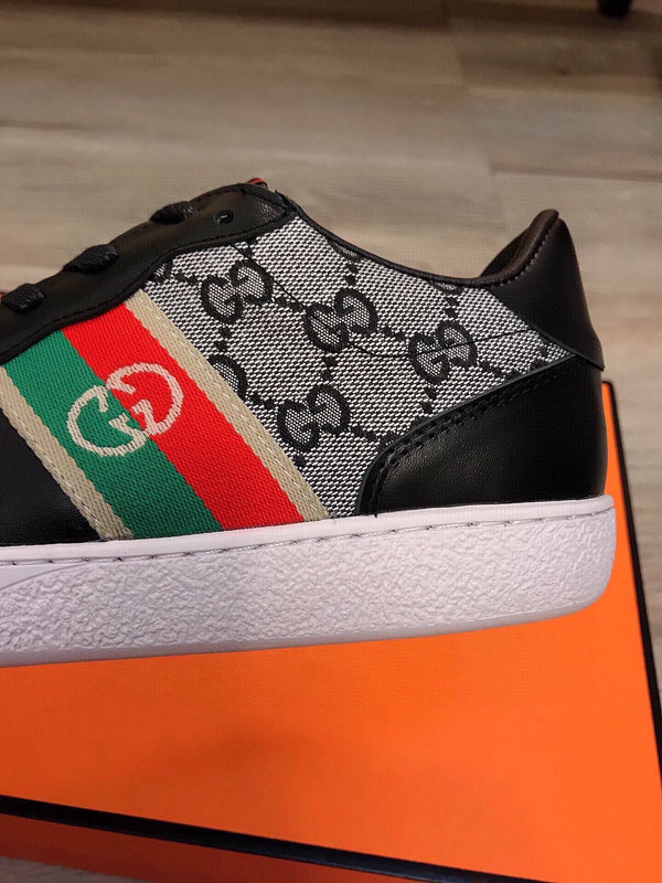 SNEAKERS SCREENER GRIGIE IN TELA GG