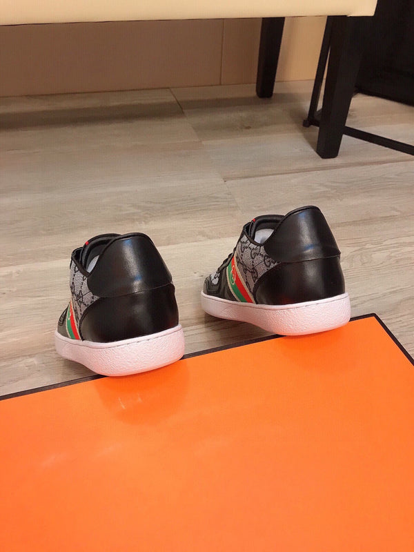 SNEAKERS SCREENER GRIGIE IN TELA GG