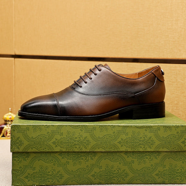 GG MONKSTRAP IN PELLE MARRONE