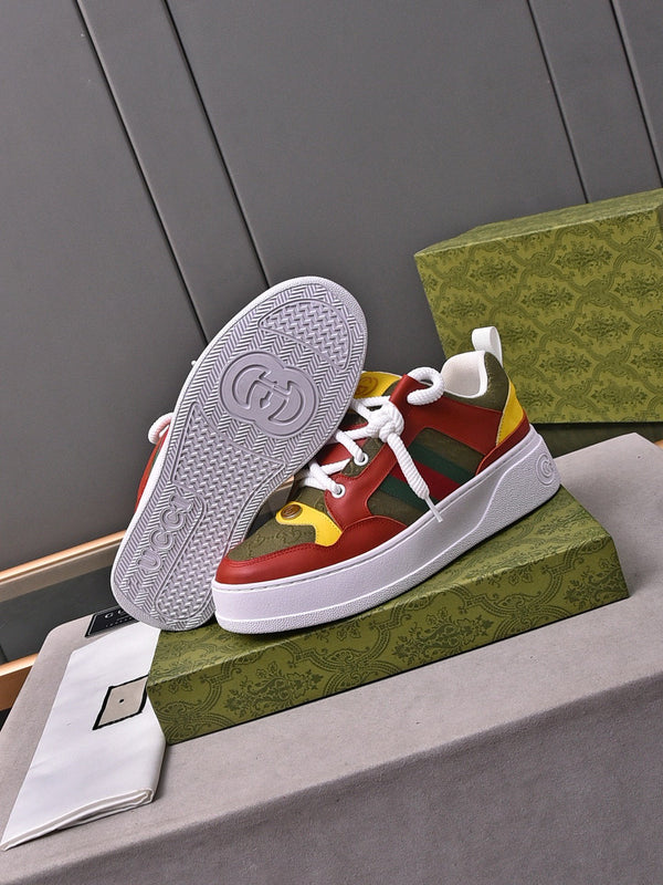 GG SNEAKERS SCREENER IN PELLE COLORATA