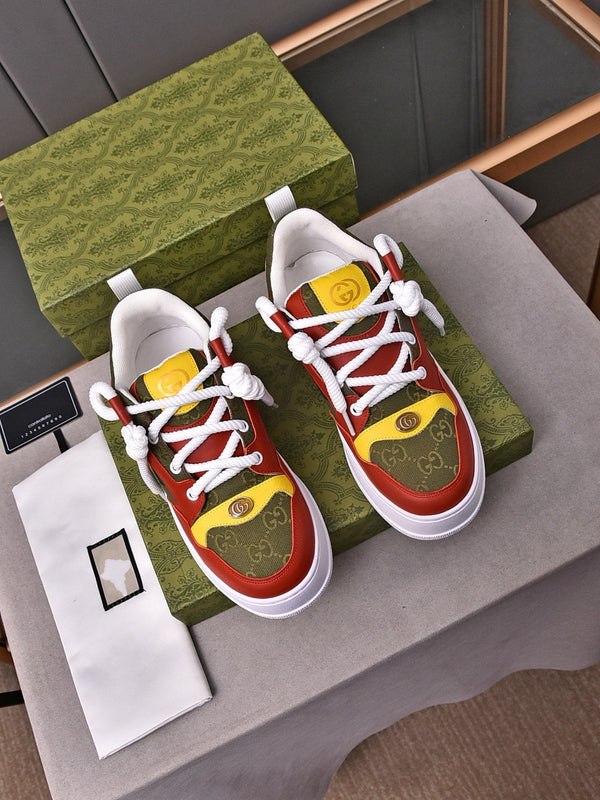 GG SNEAKERS SCREENER IN PELLE COLORATA