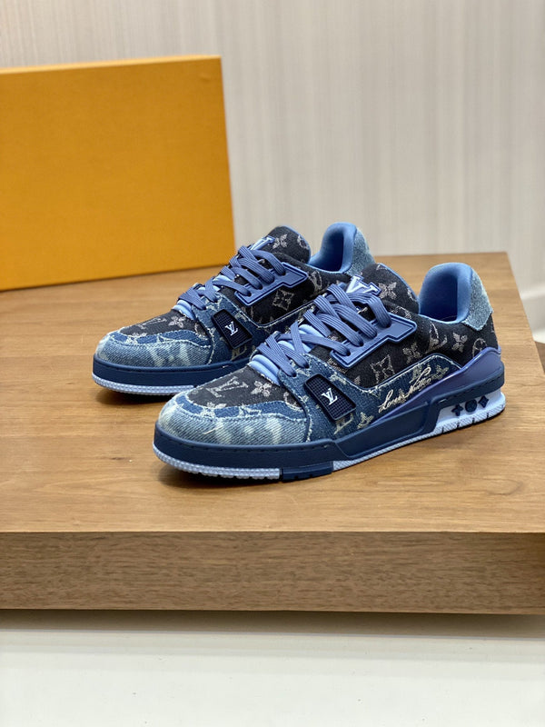 LV TRAINER  DENIM SNEAKER