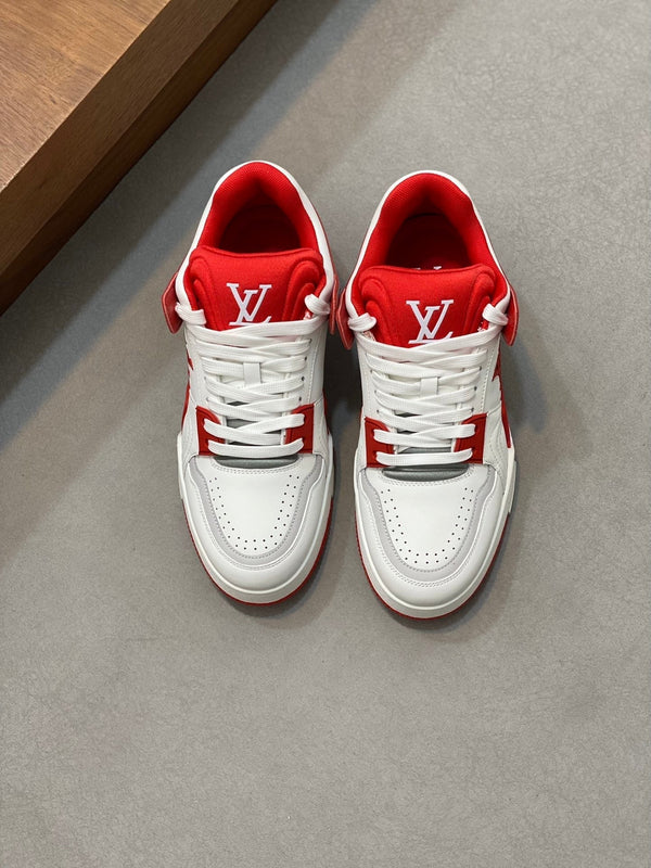 LV TRAINER  RED WHITE SNEAKER