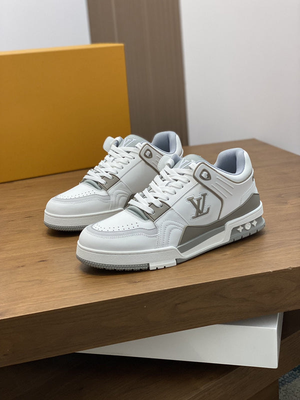 LV TRAINER  GREY WHITE SNEAKER