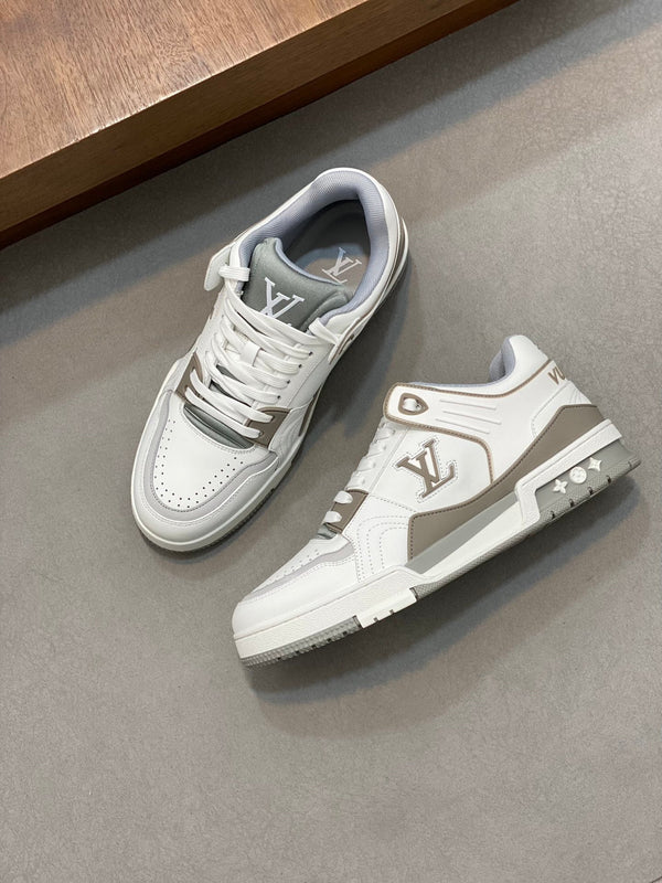 LV TRAINER  GREY WHITE SNEAKER