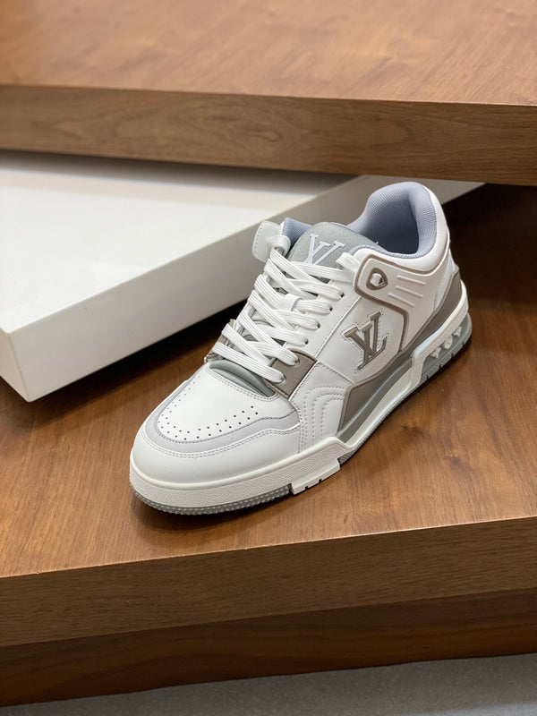 LV TRAINER  GREY WHITE SNEAKER