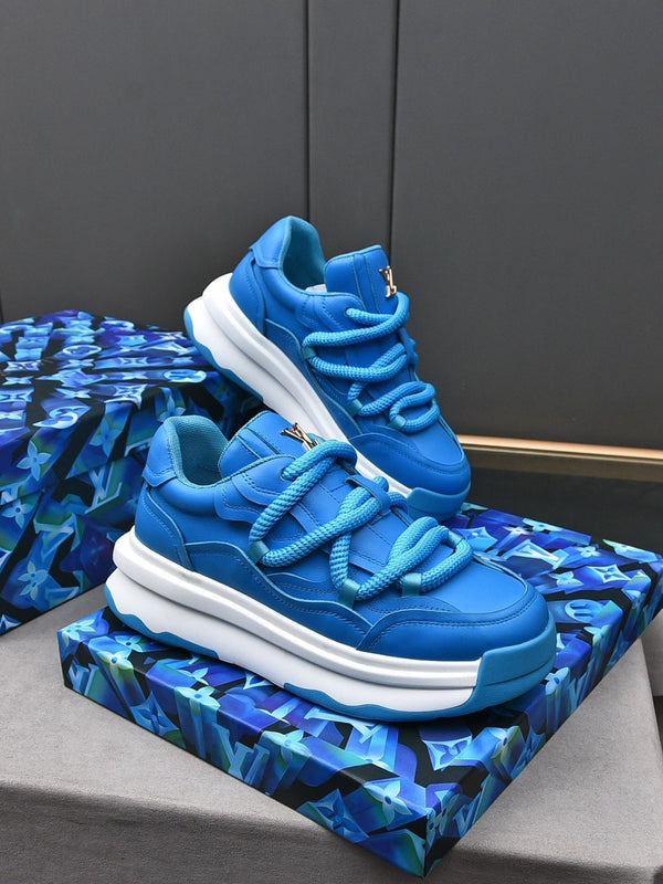 LV SNEAKERS BLU CON STRINGHE