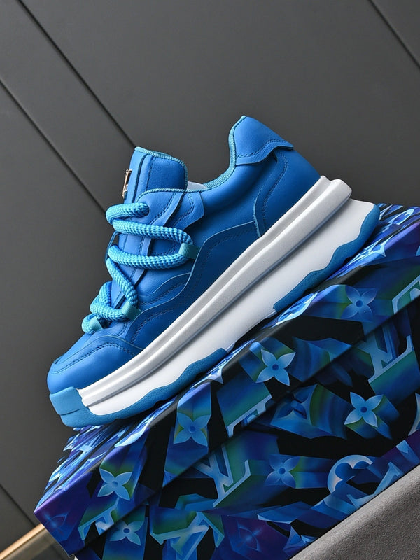 LV SNEAKERS BLU CON STRINGHE
