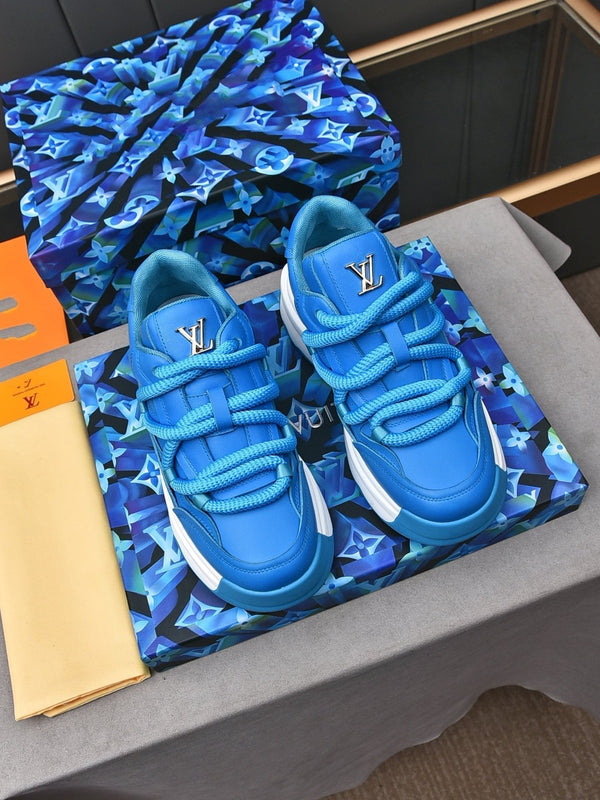 LV SNEAKERS BLU CON STRINGHE