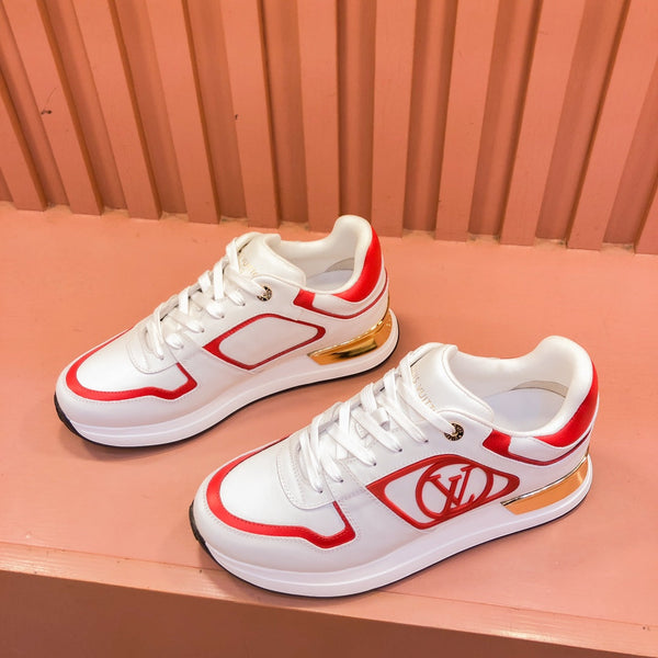 LV RUN AWAY SNEAKER WHITE RED