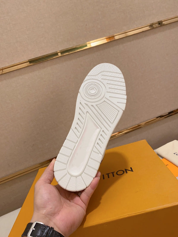 LV TRAINER SNEAKER BLUE WHITE