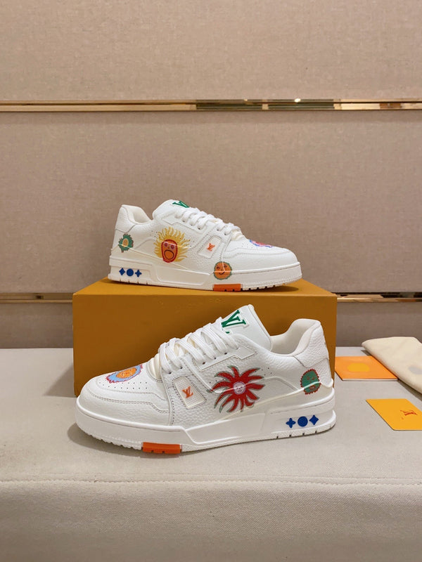 LV TRAINER SNEAKER WHITE