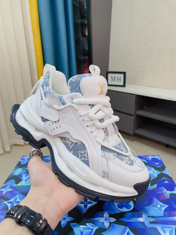 LV MEN'S WHITE SPORTS SHOES