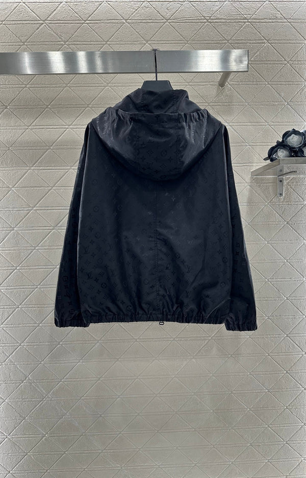 LV25 Obscure Jackquard Jacket Black Polyester 291079