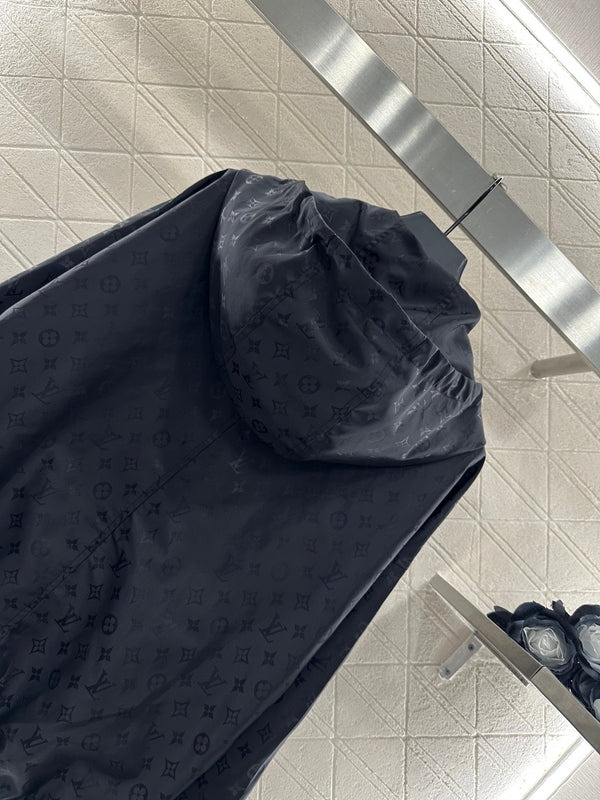 LV25 Obscure Jackquard Jacket Black Polyester 291079