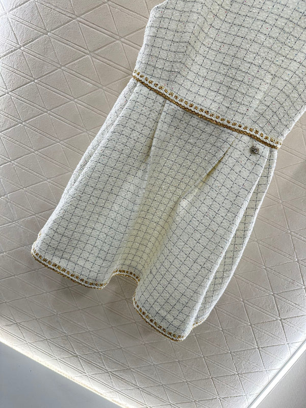 CHANEL BRAIDED HEM VEST SKIRT STYLE 287