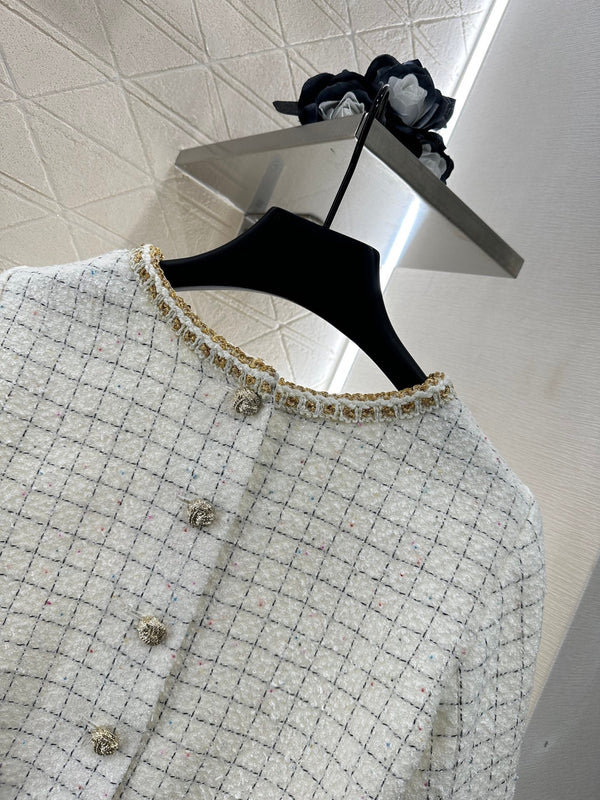 CHANEL BUTTON-BACK DRESS TOP STYLE 286