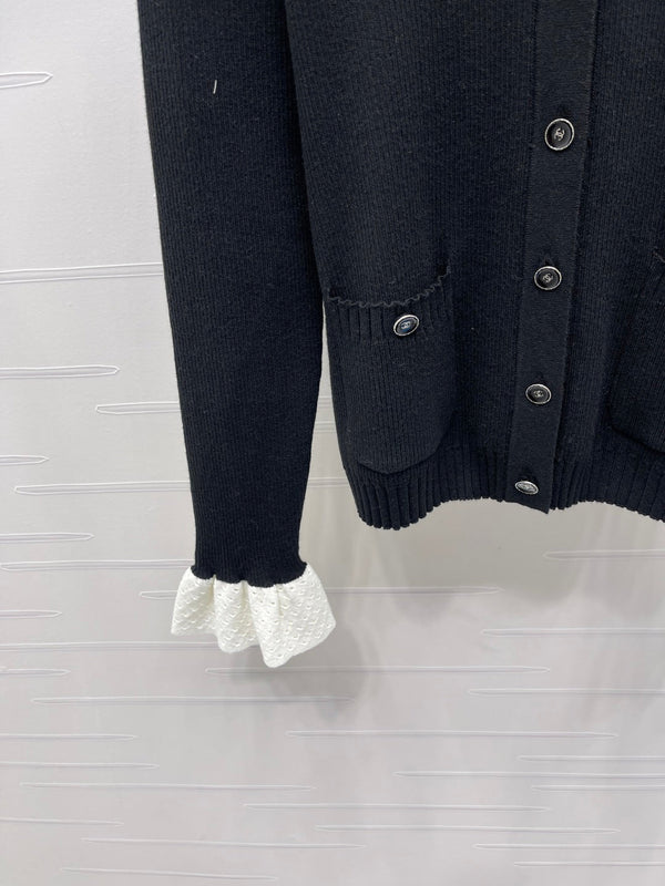 CHANEL WOOL LONG SLEEVE CARDIGAN STYLE 281