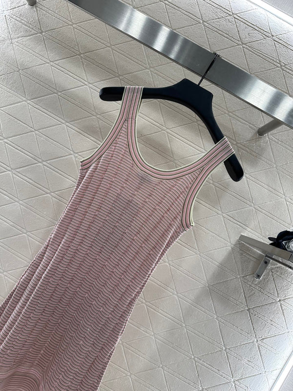 CHANEL KNIT CASHMERE VEST DRESS STYLE 279