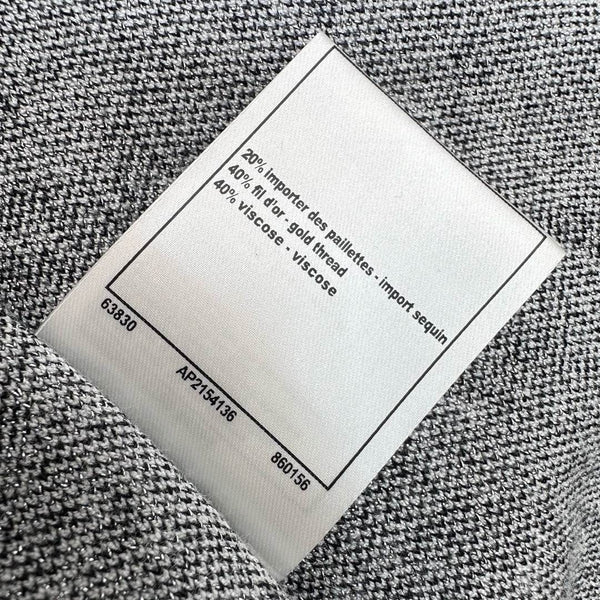 CHANEL KNIT SEQUIN SHORT SLEEVE CARDIGAN STYLE 276