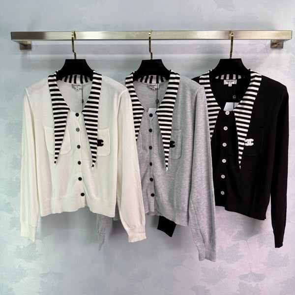 CHANEL WOOL LONG SLEEVE CARDIGAN STYLE 274