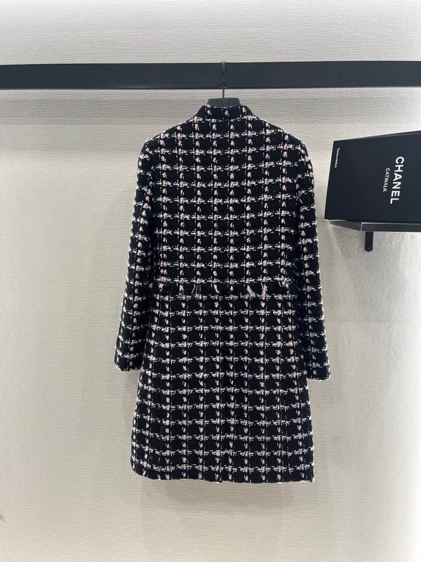 CHANEL WOOL LONG DRESS COAT STYLE 268