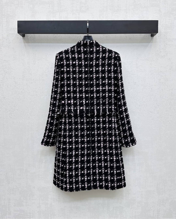 CHANEL WOOL LONG DRESS COAT STYLE 267