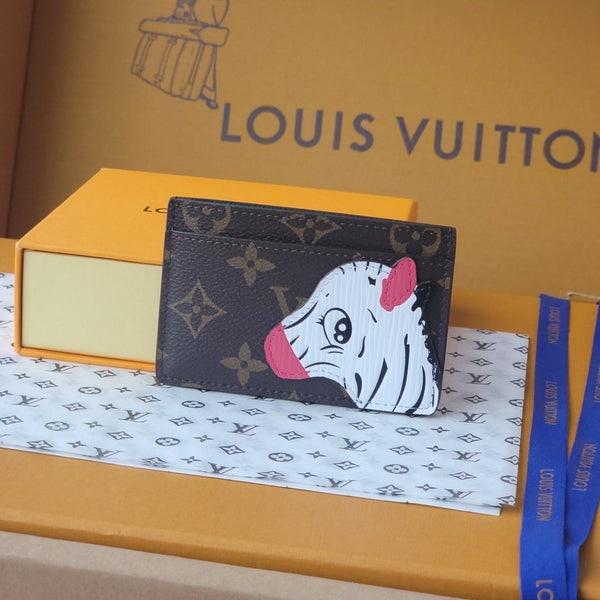 LV Card Holder 11cm Dark Brown Monogram Canvas 261840