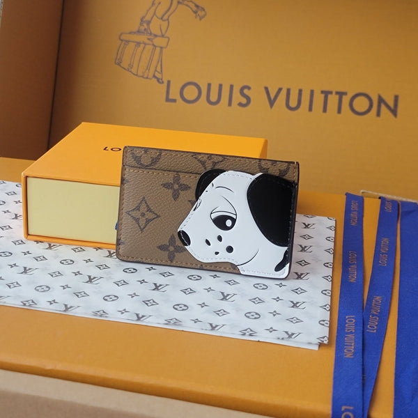 LV Card Holder 11cm Light Brown Monogram Canvas 261842