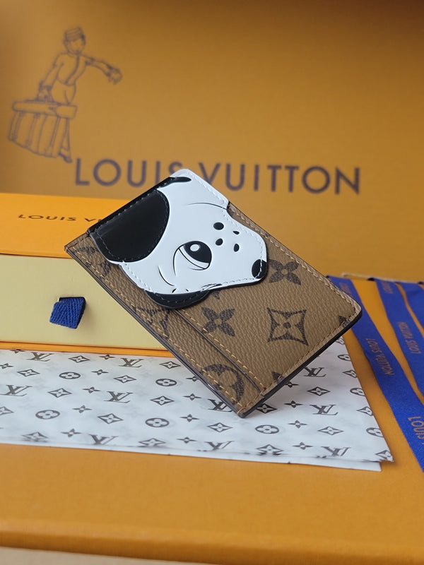 LV Card Holder 11cm Light Brown Monogram Canvas 261842